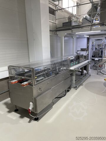 Halvautomatisk kartoneringsmaskin med sidoinmatning Bradman-Lake (England) SL-80