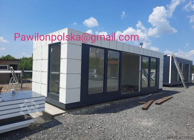 Nieuwe woon- of kantoorcontainer Pawilon Polska Container buro haus