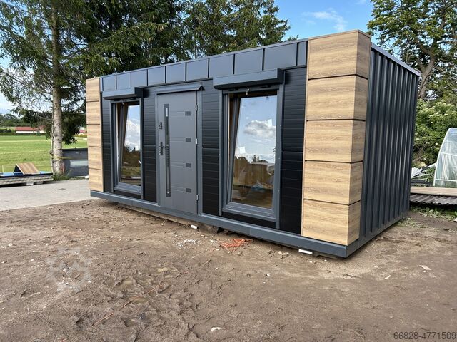 Nieuwe woon- of kantoorcontainer Pawilon Polska Container buro haus