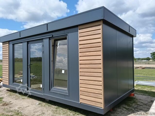 Nieuwe woon- of kantoorcontainer Pawilon Polska Container buro haus
