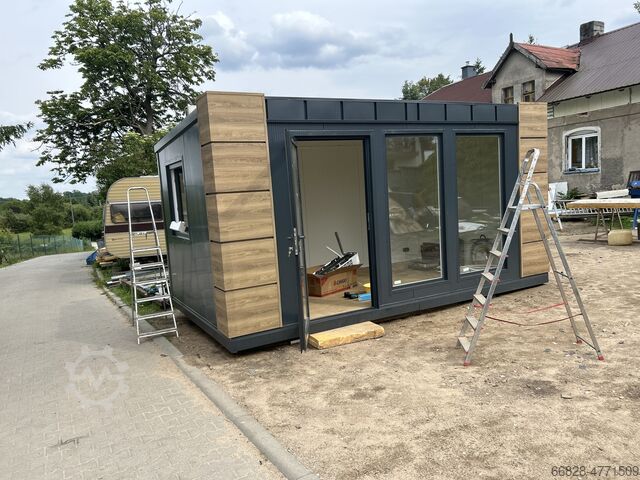 Nieuwe woon- of kantoorcontainer Pawilon Polska Container buro haus