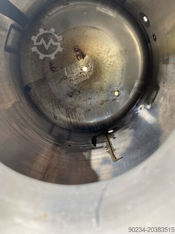 11,600 Litre Stainless Steel Storage Tank, 2100mm Dia x 2650mm Straight Side FIB Industriele Bedrijuen 11,600 Litre