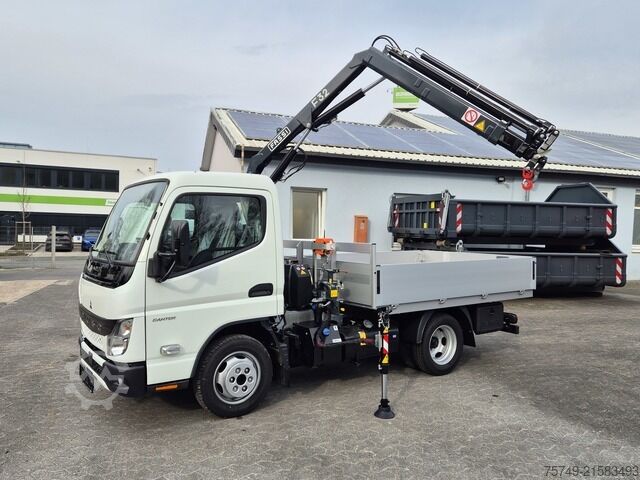 Pick-up van Fuso 3S15 Alu Pritsche 2.80 Ladekran Funk sofort verfügbar!