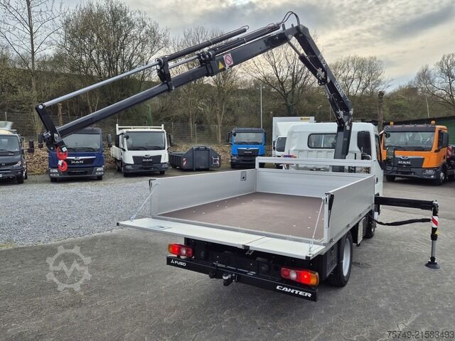 Pick-up van Fuso 3S15 Alu Pritsche 2.80 Ladekran Funk sofort verfügbar!