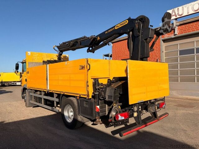 Autocarro con cassone fisso MAN TG-M 18.290 4x2 BL Pritsche Heckkran 3xhydr.Ausc