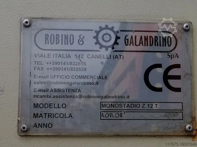 Macchina capsulatrice Robino & Galandrino MONOSTADIO Z 12 T