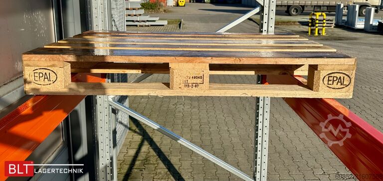 Heavy-duty shelf ca. 14 lfm. Palettenregale H: 500cm Fachlast: 4500 kg , 60 Palettenplätze