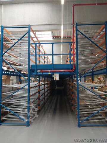 Διώροφη σύστημα διάτρεξης ραφιών με χωρητικότητα 1500 SKU NEDCON 