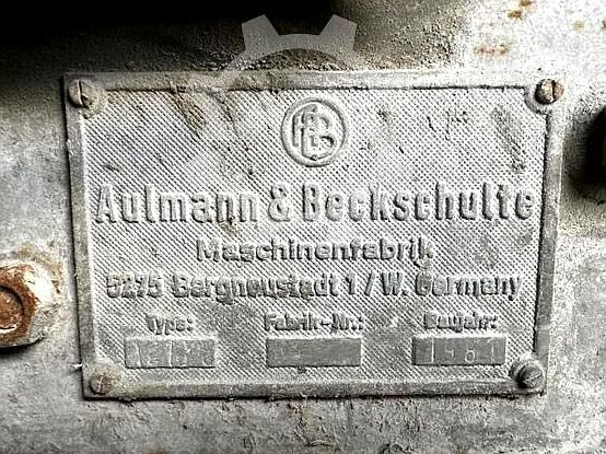Knusermaskiner Aulmann & Beckschulte nedbrydningsknuser 1981 Aulmann & Beckschulte 