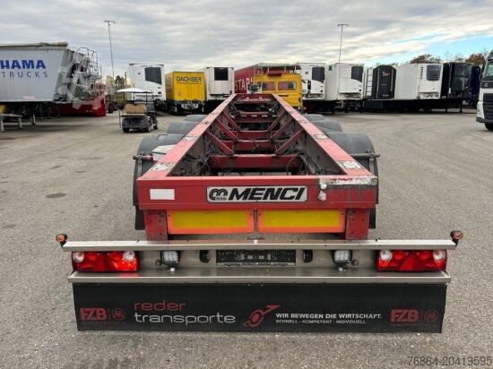 Semitrailer chassis MENCI ALU-TANKWAGENCHASSI, LIFTACHSE, SAF ACHSEN