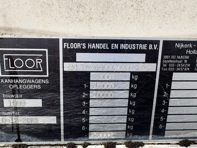 Caisse fermée Floor 2- Flower Sales Trailer 2-Axle / Box / Koffer /...