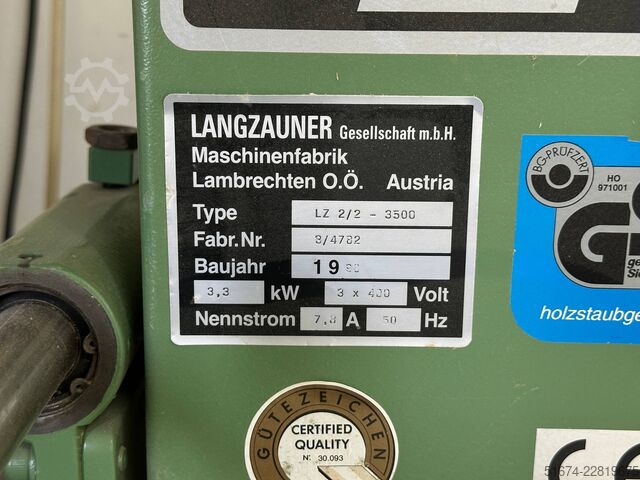 Scie à placage Langzauner LZ 2/2 - 3500