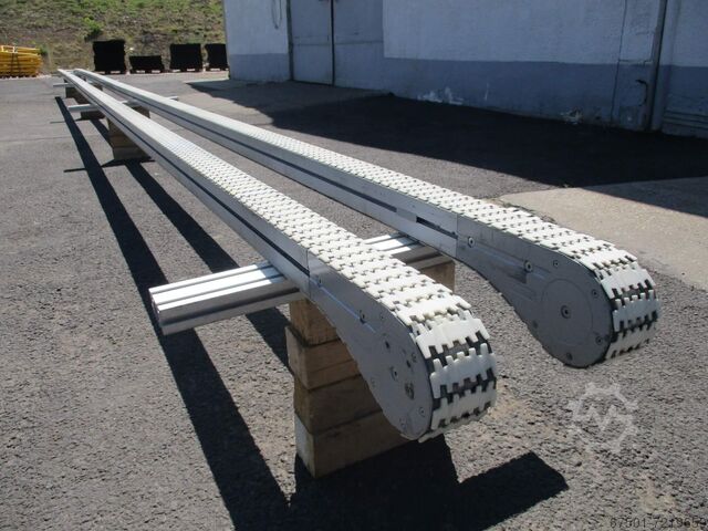 Kettingtransporteur systeem transportband (1685) FLEXLINK Aluminium-Fördersysteme Kunststoffketten