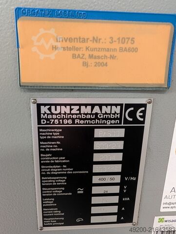 φρέζα Kunzmann BA600