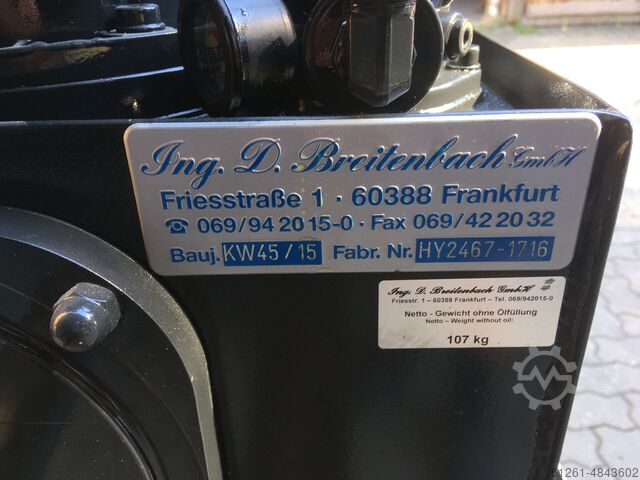 Hydraulic pump Breitenbach HY15-2467