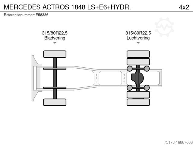 Standard-SZM Mercedes-Benz ACTROS 1848 LS+E6+HYDR.