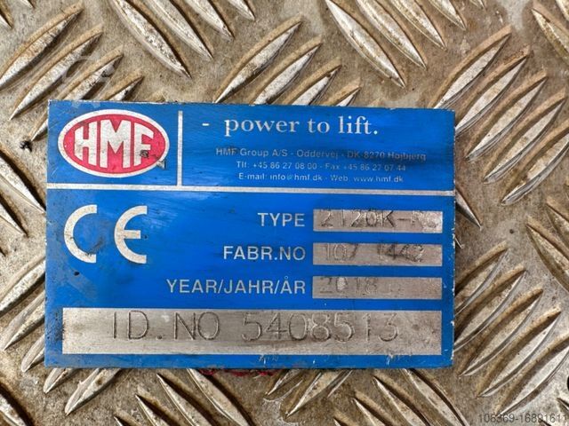 Autolaadkraan HMF 2120 K4 Radio Remote / Crane / Kran