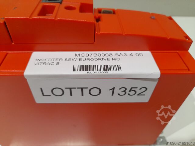 SEW-EURODRIVE MOVITRAC B inverter, 0.75 kW SEW-EURODRIVE MC07B0008-5A3-4-00