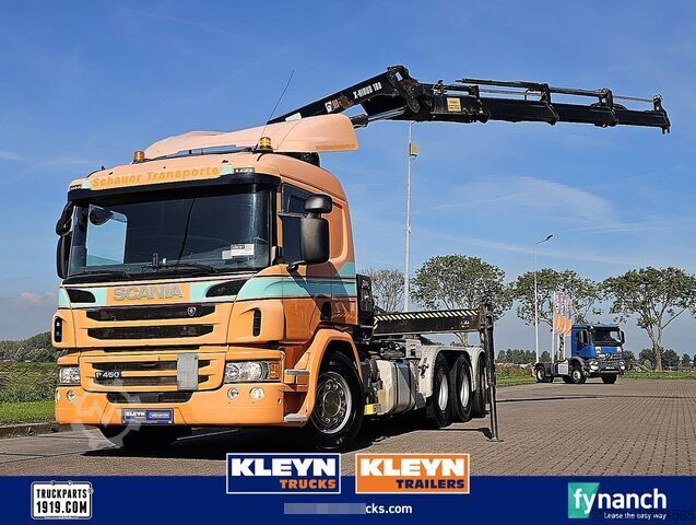 Kampókaros rendszer SCANIA P450 8X4*6 HIAB 188-E3