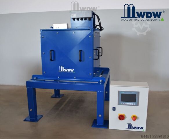 Cântar de trecere cu recipient pentru peleți WDW Waagen- und Dosiertechnik GmbH DW-15-NS Durchlaufwaage