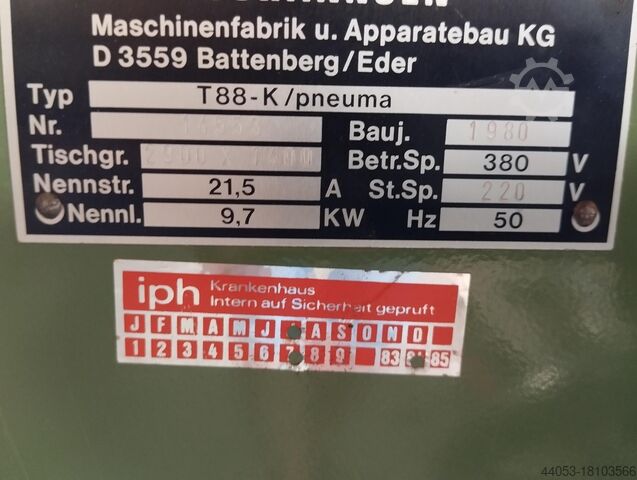 Lange bandschuurmachine