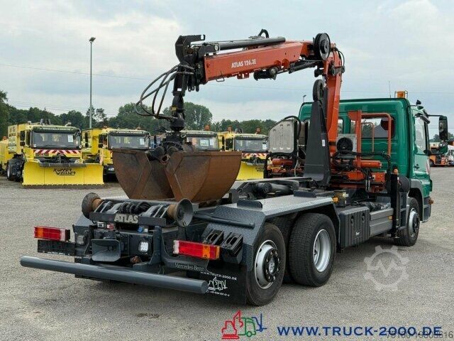 Haakarm vrachtwagen Mercedes-Benz 2024 Atlas Abroller Atlas Kran FB Nur77.937 KM