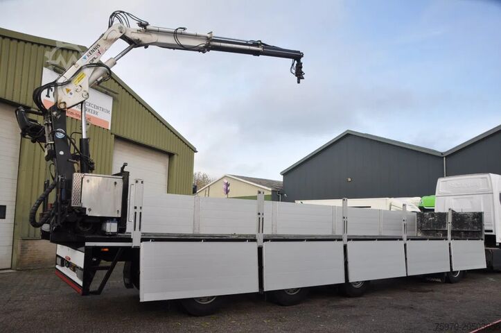 Laadplatform KWB + KENNIS 13RL/60-2 KRAAN + ROTATOR + ALU BORDEN