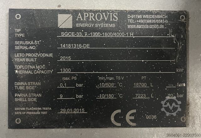 Kraftvarmeværk Capstone C1000 + APROVIS Capstone C1000