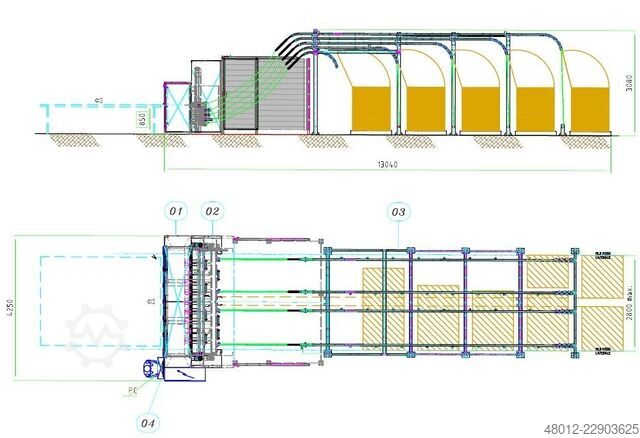 Boxmaker LCR, geen Panotec / Verpakkingsgrootte LCR LORENZONI (Bo.) Box On Demand VISION 2800 Automatik Endloswellpappe