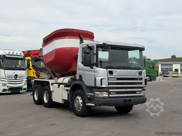 2001 Scania P 114 CB 6x4 betonsilo Scania P114CB6x4