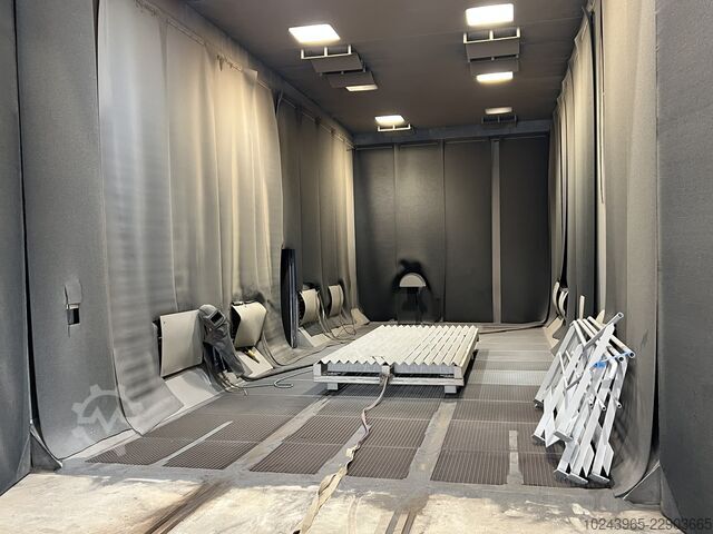 Cabines de jateamento e pintura USF 3 cabines de grenaillage et de peinture