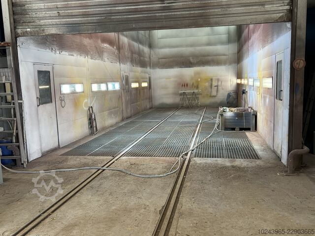 Cabines de jateamento e pintura USF 3 cabines de grenaillage et de peinture