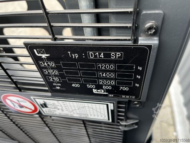 Stivuitor cu stivuitor stand-on Linde D14SP