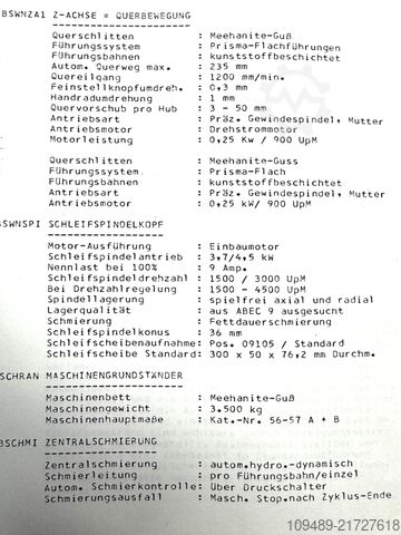 Rectificadora plana / ELB SWN5VAII ELB SWN 5 VA II