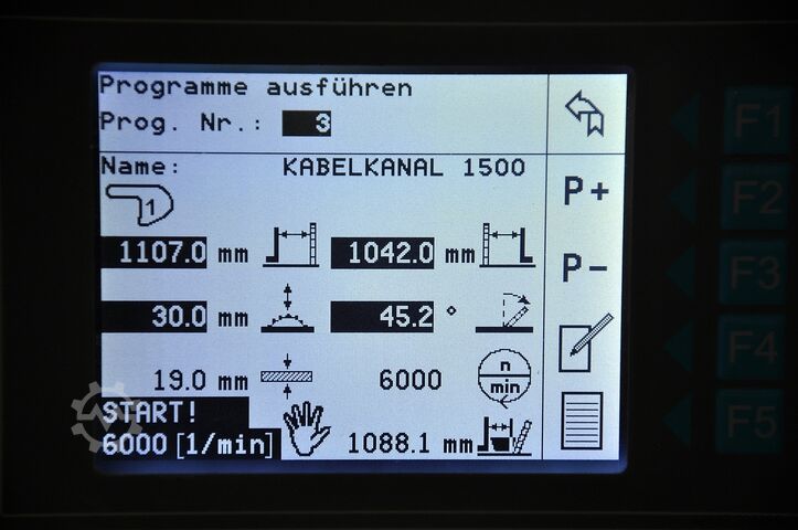 Panel saw with 4 controlled axes Altendorf F45 ELMO IV plus