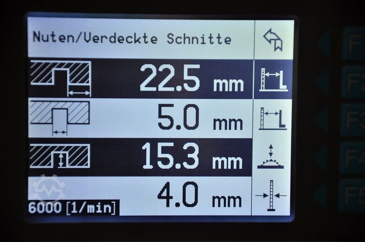 Panel saw with 4 controlled axes Altendorf F45 ELMO IV plus