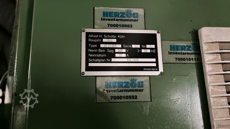 Máquina multihusillo Schütte AS 26