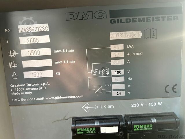 Centro de torneado y fresado CNC Gildemeister CTX 510