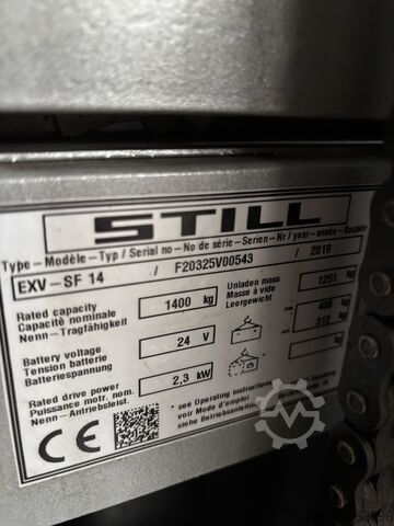 Stivuitor manual Still EXV-SF 14 Li-Ion Still Silber refurbished