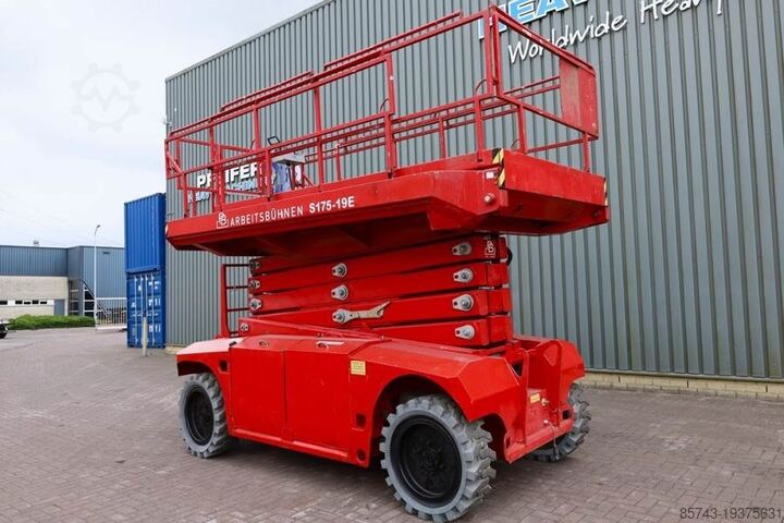 Scherenhebebühne PB LIFT S175-19E 4x4 Electric, 4x4 Drive, 18.1m Worki