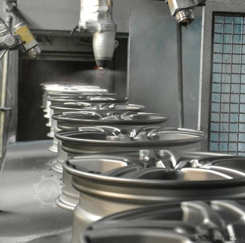 Convoyeur au sol pour chaîne de peinture de jantes AFOTEC 