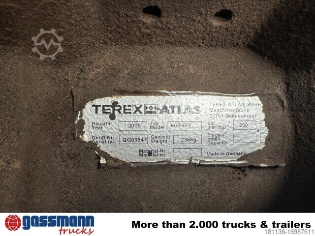Autolaadkraan Terex 604 HPX