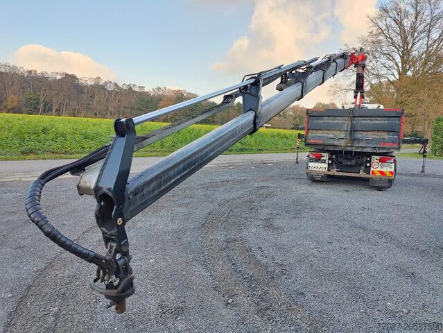 Darus billenőplatós teherautó MAN Tridem 8x4 Euro6 Kipper Kraan Fassi F365