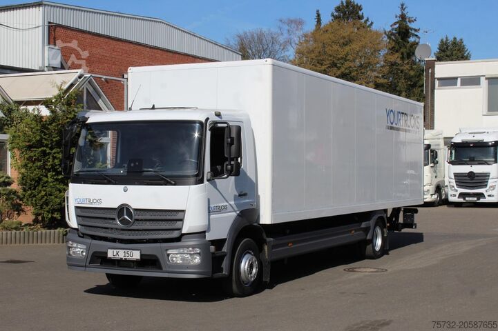 Vrachtwagen met bakwagen Mercedes-Benz Atego 1321 E6 Koffer Klima Kamera Schalter LBW