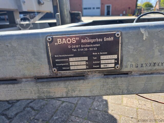 Bilsläp BAOS Anhänger BP255012