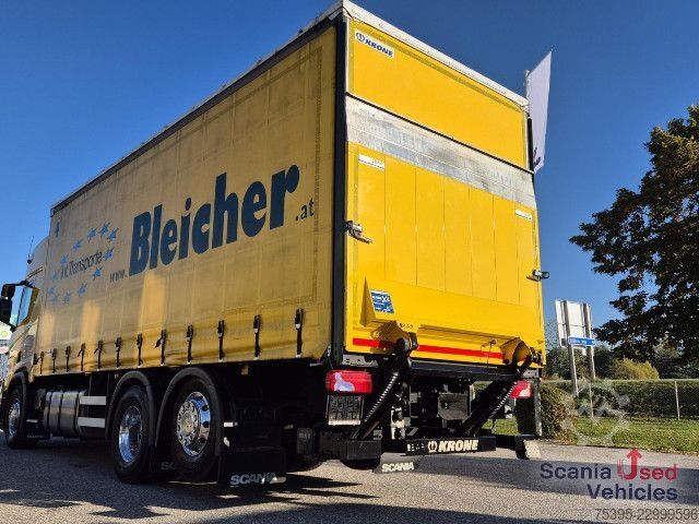 Φορτηγό πλατφόρμα με μουσαμά Scania R450B6x2NB Pritsch PL LBW !!