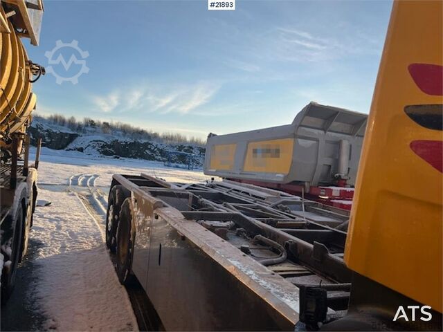 Kabinli şasi Scania P420 6x2 chassis w/ Tipper and defective gearbox