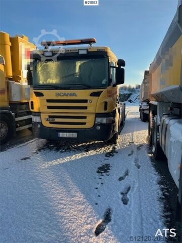 Kabinli şasi Scania P420 6x2 chassis w/ Tipper and defective gearbox