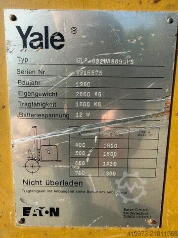 Carrello elevatore GPL Yale GLP-032UA