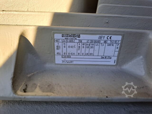 Schroefcompressor AIRPOL 55 kW / 10 bar / 510 m3/h / 2012